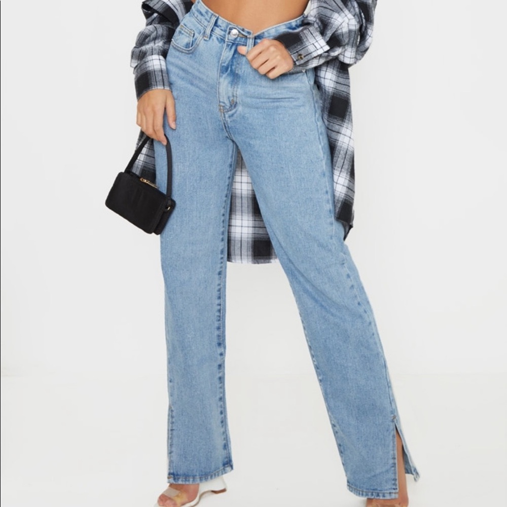 Split Hem Jeans